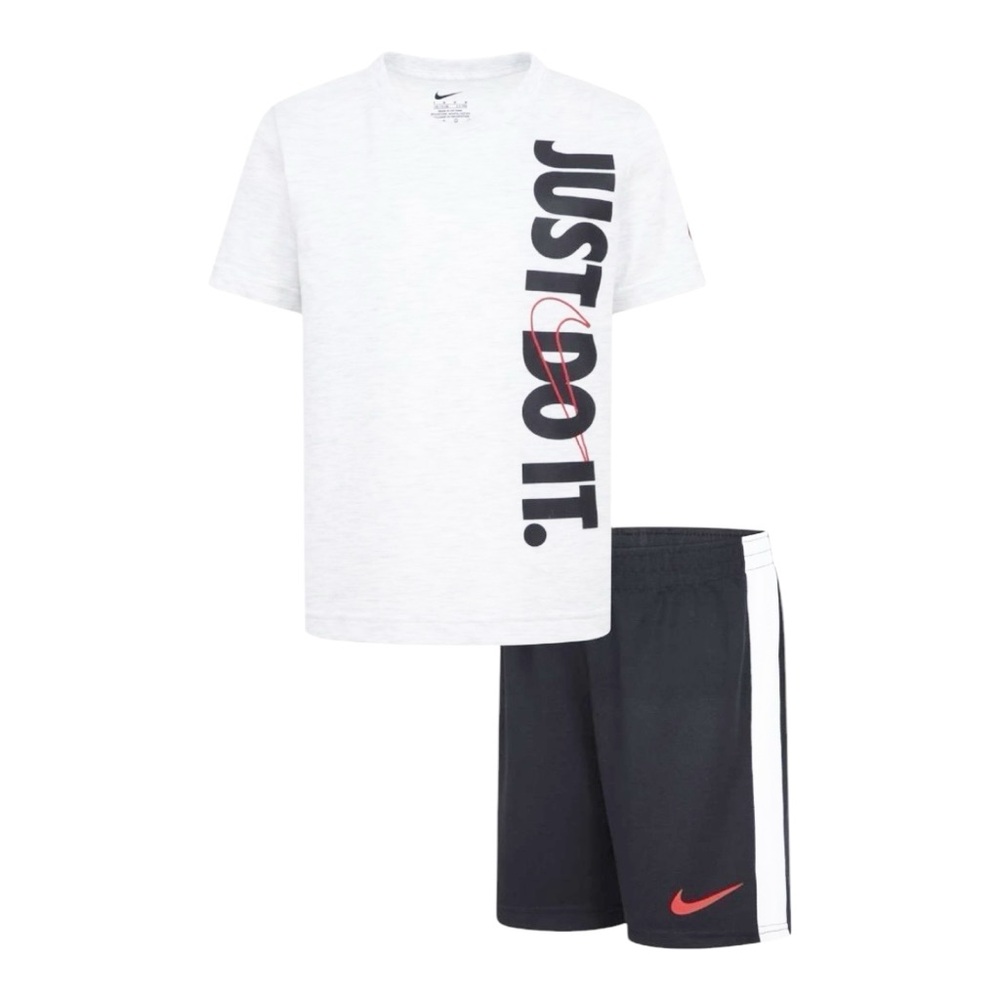 Nike T-shirt and shorts outfit
